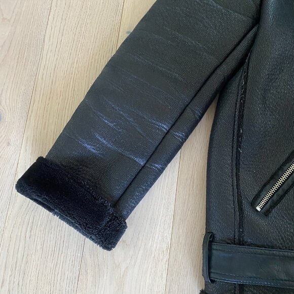 Zara Shearling Jacket - Picture 4 of 12